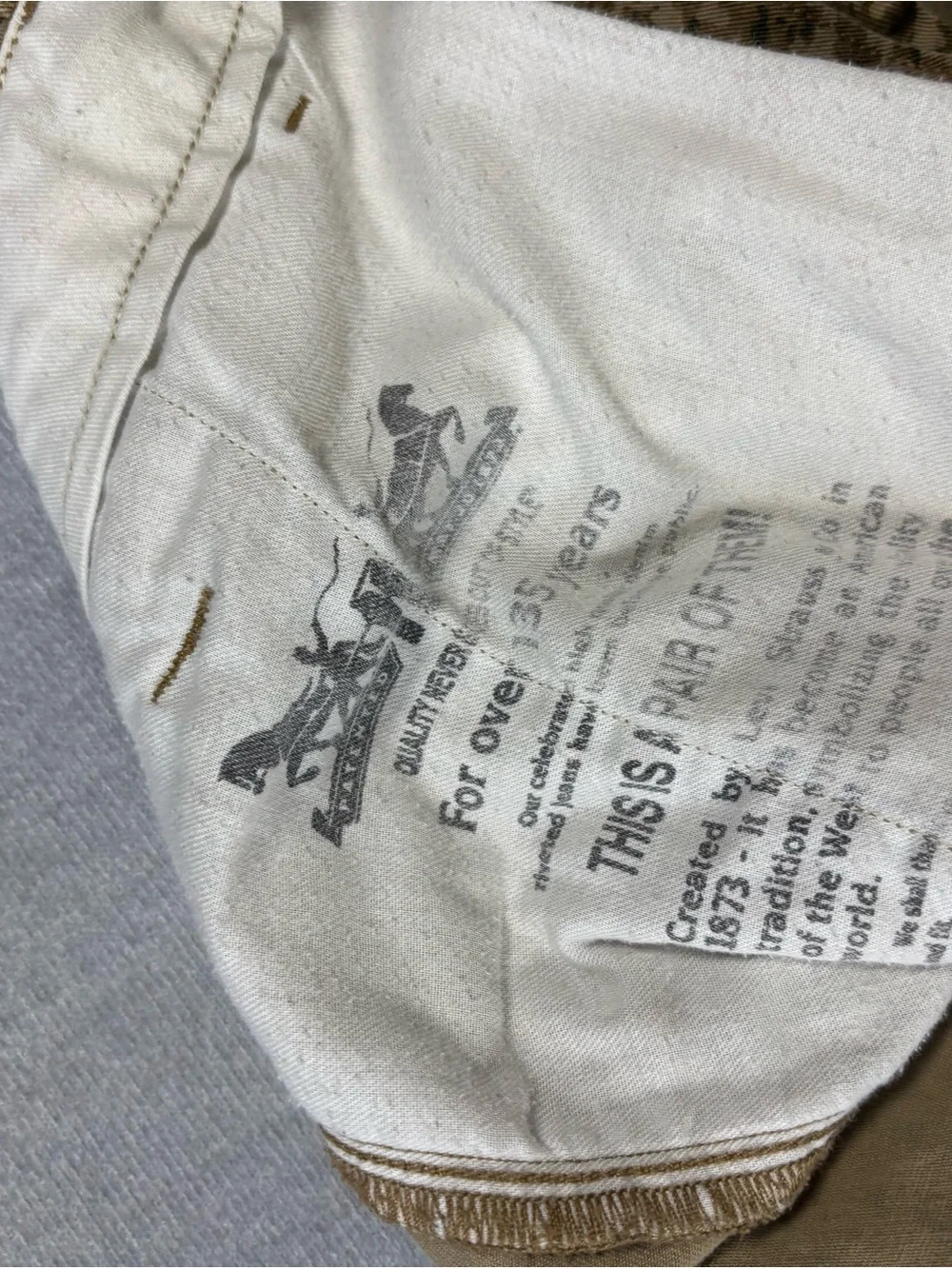 Levi's Tan Digital Camo Cargo Pants